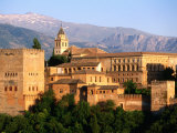 Alhambra from Albaicin, Granada, Andalucia, Spain Photographic Print by John Elk III