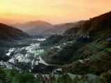 Rice Terraces, Ifugao Province, Luzon, Southern Tagalog, Philippines Reprodukcja zdjęcia autor John Elk III