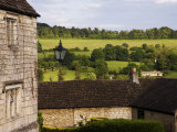 Typical Cotswold Houses and Countryside, Painswick, Gloucestershire, England Photographic Print by Glenn Beanland