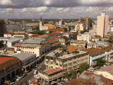 Cityscape Showing Harbour and Lutheran Church, Dar Es Salaam, Tanzania Photographie par Ariadne Van Zandbergen