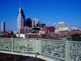 Shelby Street Pedestrian Bridge, Nashville, Tennessee Photographic Print by Richard Cummins