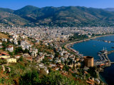 City and Marina Viewed from Surrounding Hillside, Alanya, Antalya, Turkey Lámina fotográfica por John Elk III City and Marina Viewed from Surrounding Hillside, Alanya, Antalya, Turkey Lámina fotográfica por John Elk III