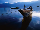Fishing Boat in Coastal Lagoon in Central Vietnam, Lang Co, Thua Thien-Hue, Vietnam Photographic Print by Stu Smucker