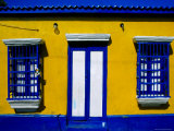 Brightly-Painted House on Main Street, Los Puertos de Altagracia, Zulia, Venezuela Photographic Print by Krzysztof Dydynski