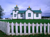 Russian Orthodox Church of Ninilchik, Kenai Peninsula, Ninilchik, Alaska Photographic Print by Brent Winebrenner
