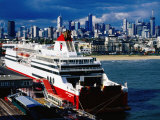 Tasmania Ferry, Station Pier, Port Melbourne, Melbourne, Victoria, Australia Photographic Print by Richard Cummins
