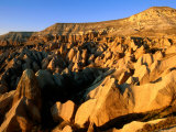 Tufa Landscape at Sunset, Rose Valley, Goreme, Nevsehir, Turkey Photographic Print by John Elk III