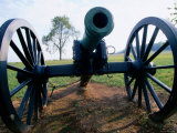 Canon at Wilson's Creek National Battlefield, the Ozarks, Near Republic, Republic, Missouri Photographic Print by John Elk III