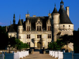 Entry to 16th Century Chateau de Chenonceau, Chenonceaux, Centre, France Photographie par John Elk III