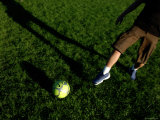 Game of Soccer at Central Park, New York City, New York Photographic Print by Dan Herrick