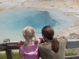 Silex Spring in Lower Geyser Basin, Yellowstone National Park, Wyoming Photographic Print by Lee Foster
