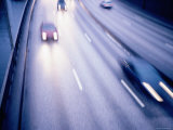 Early Morning Traffic Going into City, Stockholm, Sweden Photographic Print by Martin Lladó