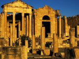 Temples of Minerva, Jupitor and Juna and Forum at Roman Ruins of Sufetula, Tunisia Photographic Print by Bethune Carmichael