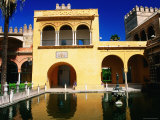Mercury's Pool in Gardens of Reales Alcazares, Sevilla, Andalucia, Spain Photographic Print by David Tomlinson