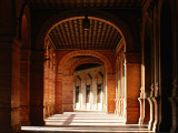 Parque Maria Luisa, Plaza de Espana, Palacio Espanol Gallery, Sevilla, Andalucia, Spain Photographic Print by David Tomlinson
