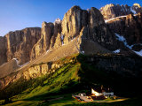 View of Gruppo Sella from Passo Gardena, Dolomites, Italy Photographie par Witold Skrypczak