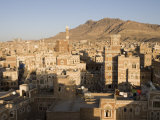Traditional Houses, Old Town, San'a, Yemen Photographie par Holger Leue