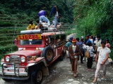 Jeepney Trip to Bangnan, Ifugao Province, Luzon, Southern Tagalog, Philippines Photographic Print by John Elk III