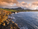 Poipu Beach, Cliffs, Kauai, Hawaii Photographie par John Elk III