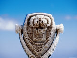 Iced Binoculars, Pikes Peak, Colorado Springs, Colorado Photographie par Holger Leue