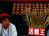 Starfish, Scorpions and Other Snacks for Sale, Wangfujing Dajie, Beijing, China Photographic Print by Krzysztof Dydynski
