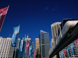 The Monorail at Darling Harbour, Sydney, New South Wales, Australia Photographic Print by Greg Elms