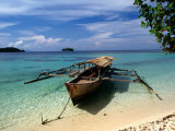 Remote Beach on Pulau Togean, Togian, Central Sulawesi, Indonesia Photographic Print by Greg Elms