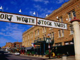 Stockyards District, Fort Worth, Texas Photographic Print by Richard Cummins