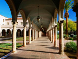 Columnaded Arcade of Pima County Courthouse, Tucson, Arizona Photographic Print by David Tomlinson