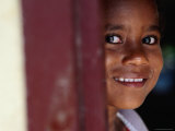 Smiling Young Girl, Lawai, Viti Levu, Western Division, Fiji Photographic Print by Daniel Boag