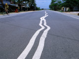 Zigzag Lines on Highway 1, Vietnam's Only North South Highway, Cam Ranh, Khanh Hoa, Vietnam Photographic Print by Stu Smucker