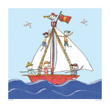 Pirates Ahoy Affiches par Sarah Battle