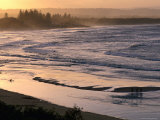 Sunset over Main Beach, Byron Bay, New South Wales, Australia Photographic Print by Michael Gebicki