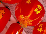 Chinese Lanterns for Sale in Chinatown, Singapore Photographic Print by Glenn Beanland