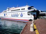 Istanbul to Yalova Ferry Boat at Dock, Istanbul, Turkey Photographic Print by John Elk III