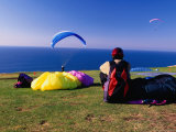 Paragliding from Torrey Pines Gliderport, La Jolla, San Diego, California Fotografisk trykk av Eddie Brady Paragliding from Torrey Pines Gliderport, La Jolla, San Diego, California Fotografisk trykk av Eddie Brady