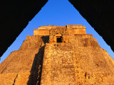 La Piramide del Adivino of Uxmal, Yucatan, Mexico Photographic Print by Dan Herrick