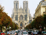 Reims Cathedral, Reims, Champagne-Ardenne, France Photographie par Oliver Strewe