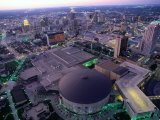 City at Twilight from Tower of the Americas, San Antonio, Texas Photographic Print by John Elk III