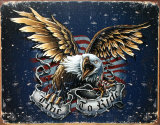 Live To Ride Tin Sign