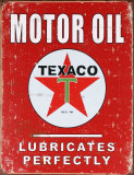 Texaco Plaque en métal