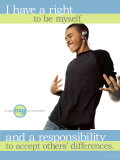 Be Myself Plakat Be Myself Plakat