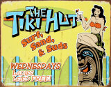 The Tiki Hut Plaque en métal