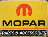 Mopar Plaque en métal