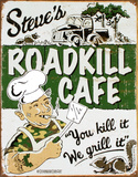 Steve's Cafe Tin Sign