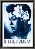 Billie Holiday at Town Hall, New York City, 1948 Posters by Dennis Loren