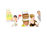 Birthday Celebrations Triptych Prints Birthday Celebrations Triptych Prints