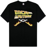 Back to the Future - Delorean Firetracks Tシャツ