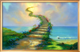 Stairway to Heaven Poster by Jim Warren