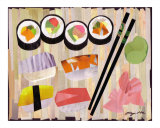 Sushi Combo Giclee Print by Eugene Han